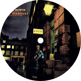 Pochette de l'album The rise & fall of Ziggy Stardust and the spiders from Mars